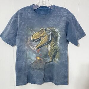 The Mountain T-REX Shirt Boys XL Dinosaur Tie Dye TELLUS SCIENCE History Museum